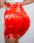 Къс оформящ мраморен клин в червен цвят