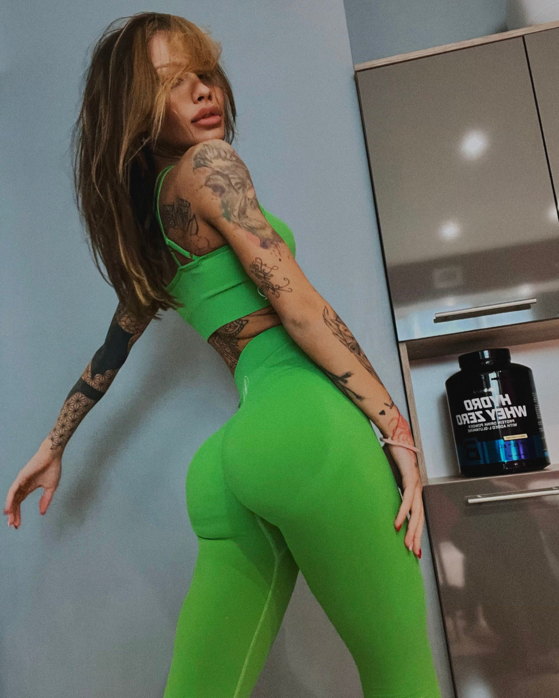 Зелен клин с оформящ ефект